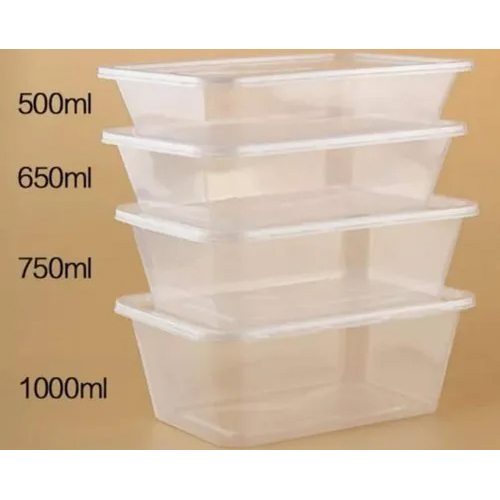Transparent Plastic Rectangle Container