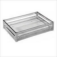 Stainless Steel Rectangular Basket - 15 X 20 X 4 Inch | Polished Finish, Ideal For Home And Restaurant Use