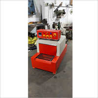 Shrink Tunnel Machine - Mild Steel, 45x22x42 Inch, Red And Simence Grey | Semi-automatic, Variable Conveyor Speed, 400 Pcs/hour, Frequency Speed Control