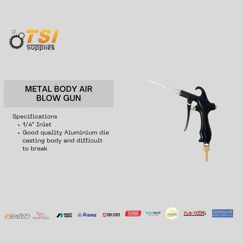 Metal Body Air Blow Gun - Air Consumption: 4-7 Cfm