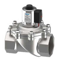 Silver Uflow Diaphragm Solenoid Valve
