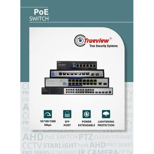 Plastic Lan Capable Poe Switch