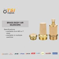 Brass Air Silencers - Air Flow Capacity: Up To 5000 L/min