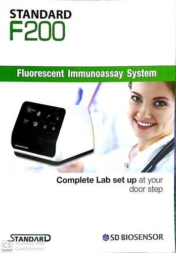 SD BIOSENSOR Fully Automatic Standard F200 Immunoassay Analyzer
