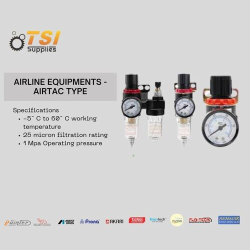 Filter Regulator Lubricator - Air Flow Capacity: 1500 L/Min
