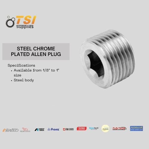 Steel Chorme Plated Allen Plug