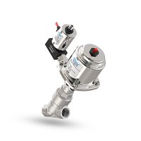 PNEUMATICALLY CONTROLLED Y TYPE  VALVE WITH SS ACTUATOR (ANGLE SEATED)