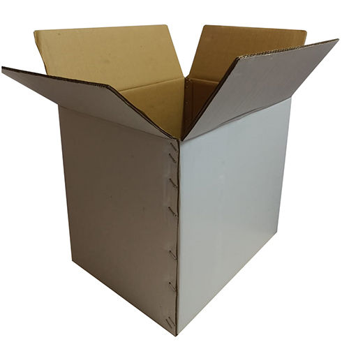 White Corrugated Box