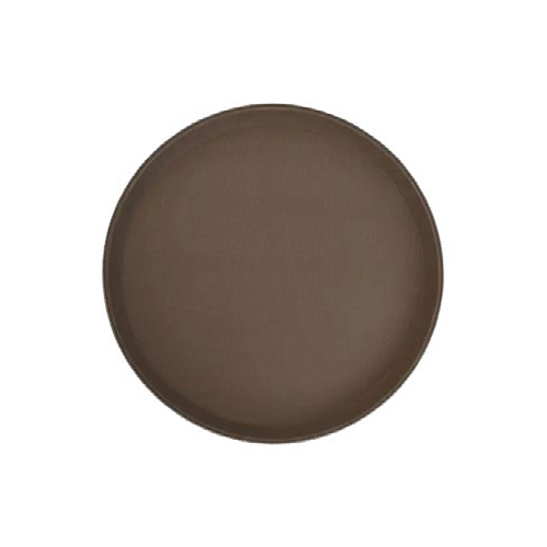 Brown138 14Inch Round Anti Skid Fiber Tray
