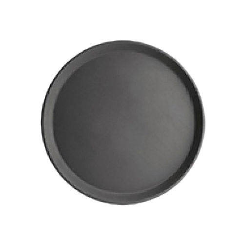 Black 14Inch Round Anti-Skid Pp Tray