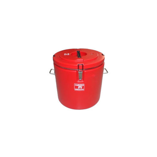 9 Ltr Red Round SS Isothermal Container