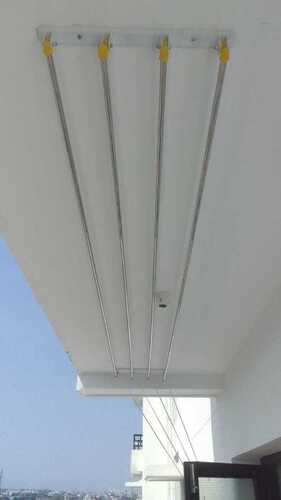 Ceiling mounted pulley type cloth drying hangers in Vatakara Kerala