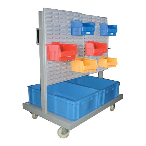 Single And Double Sided with Swivel Castor Wheels MAX Louvre Panel Trolley