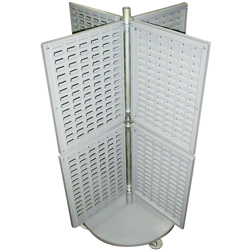 MAX Louvre Panel Stand with Swivel Castor Wheels