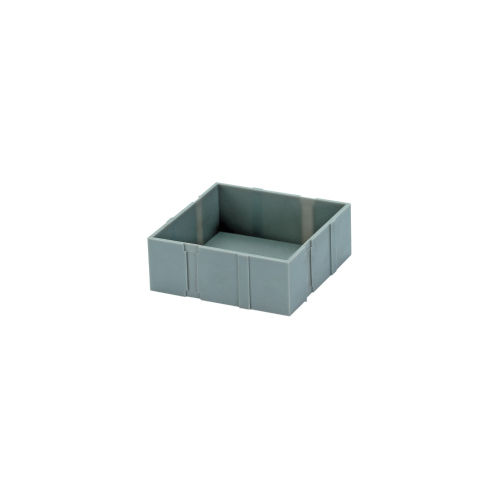 Grey Modular Assembly Storage Crates