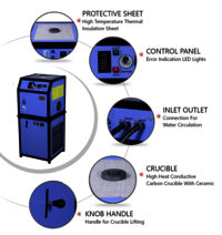 Induction Based Gold Melting Furnace 1 Kg. In Single Phase