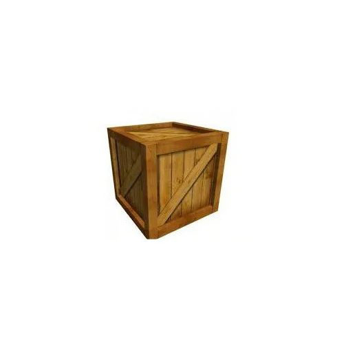 Wooden Packaging Box - Brown Solid Box | 301-1000 Load Capacity Durable Wood Design