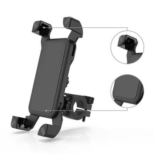 BIKE PHONE MOUNT ANTI SHAKE AND STABLE CRADLE CLAMP WITH 360 ROTATION (1456)