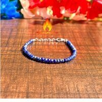 Lapis Lazuli 925 Sterling Silver Bracelet  Bead