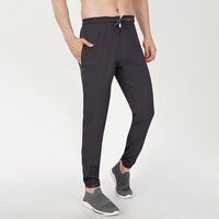 Grey Trackpants NS Lycra with Rib