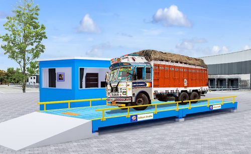 Electronic Weighbridge - High-Accuracy Load Cell Technology | Heavy-Duty Steel Frame, Weather-Resistant Design