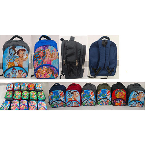 Cartoon Print School Backpack