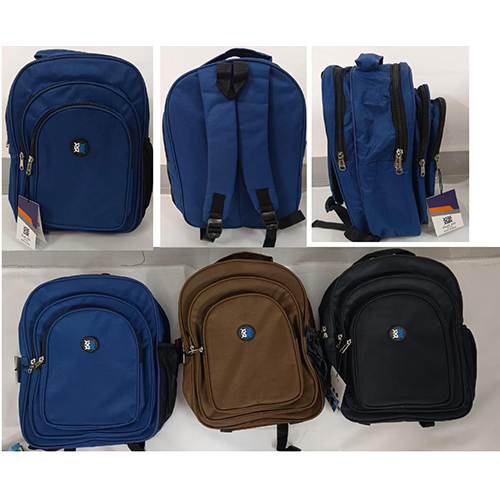 Double Partition PU Backpack