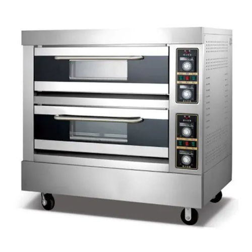 Silver Electric Gas Baking Oven