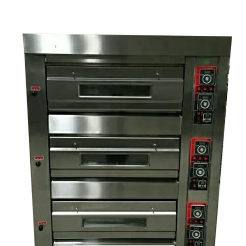 Baking Oven Gas 3 Deck 9 Tray
