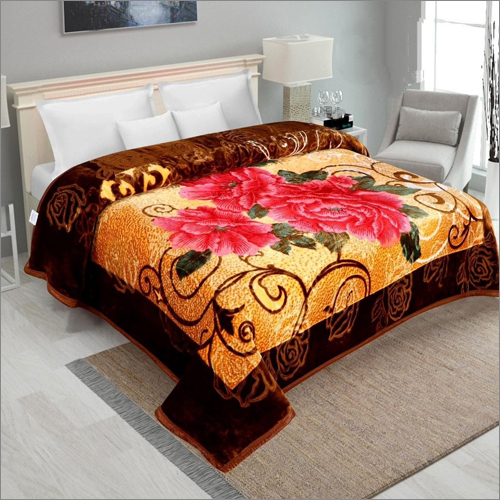 Floral Double Mink Blanket