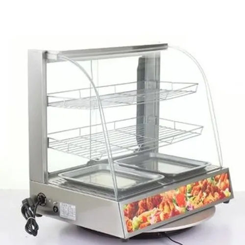 Glass Food Warmer Display Counter