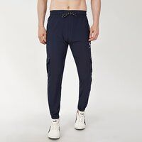 Royal Blue Trackpants Four Pocket With Rib