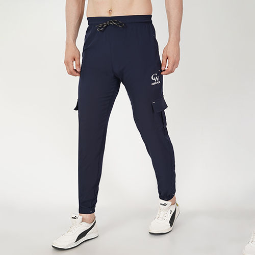 Royal Blue Trackpants Four Pocket With Rib