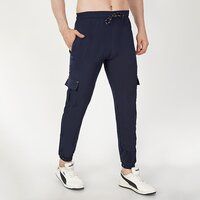 Royal Blue Trackpants Four Pocket With Rib