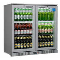 2 Door Commercial Bottle Refrigerator