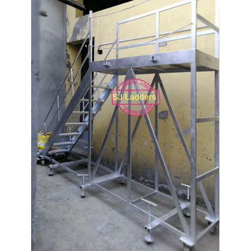 Aluminum Wide Platform Ladder