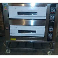Gas Baking Oven 2 Deck 4 Tray