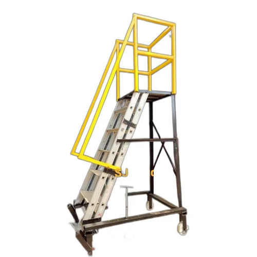 Wide Step Trolley Ladder