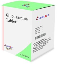 Glucosamine Tablet - Glucosamine, White, Customizable Packaging Options | Supports Bone Health, Joint Function, All Age Groups, Storage Instructions