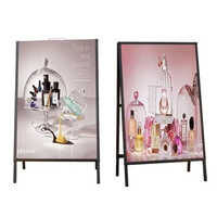 Promotional Folding Poster Stand Application: Outdoor