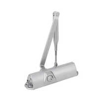 Dorma Door Closer - Stainless Steel, 220 X 45 X 53.5 Mm, Silver | Industrial Application, Powder Coated Finish, Suitable For Doors Up To 1100 Mm