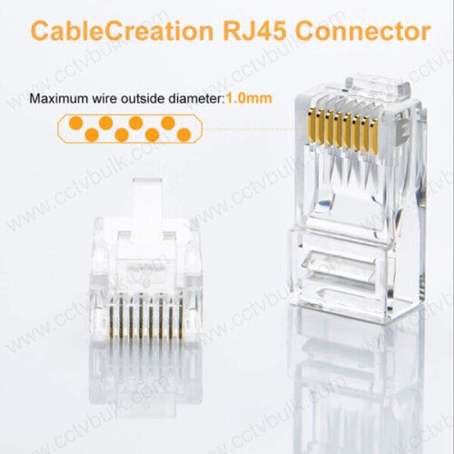 Rj45 Connector Cat6 Utp Zigzag Taiwan 100Set