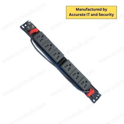 Rack Power Strip 6 Socket Velcro Cm 1Y