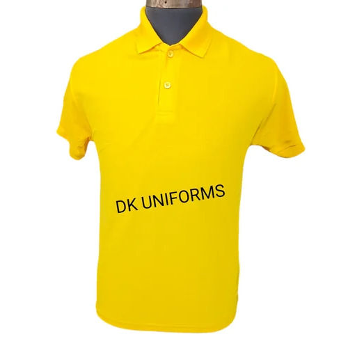 Corporate Yellow Polyester Polo T-Shirt