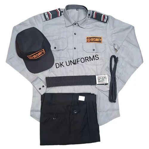 Grey Security Guard Uniform