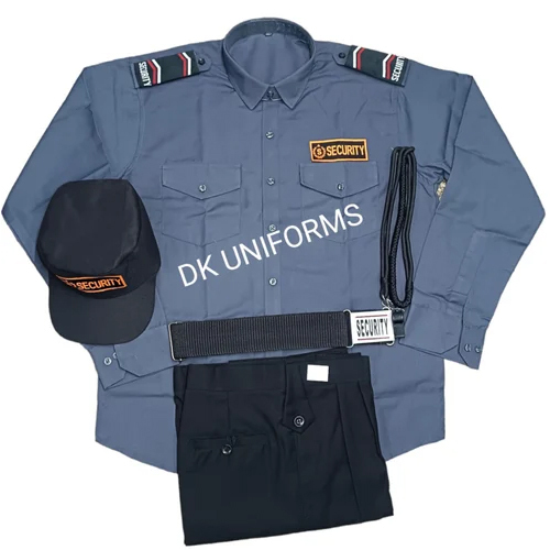 Winter Dark Grey Polycotton Security Guard Uniform Set