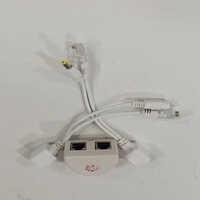 White Power Over Ethernet Injector - Plastic, 93 X 62 X 35 Mm, White | Powerful Electrical Solutions For Home Automation Applications