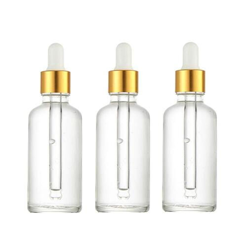 Clear Glass Dropper Bottle For Serum And Oil Use