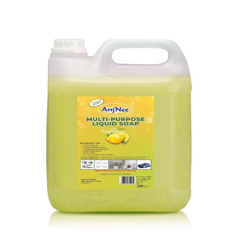 5Litre Multi Purpose Liquid Soap - Color: Yellow