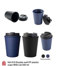 Double Wall Disposable Coffee Cups - 12 Oz Size, Leakproof Insulated Design With Lids And Straws For Hot & Cold Beverages
